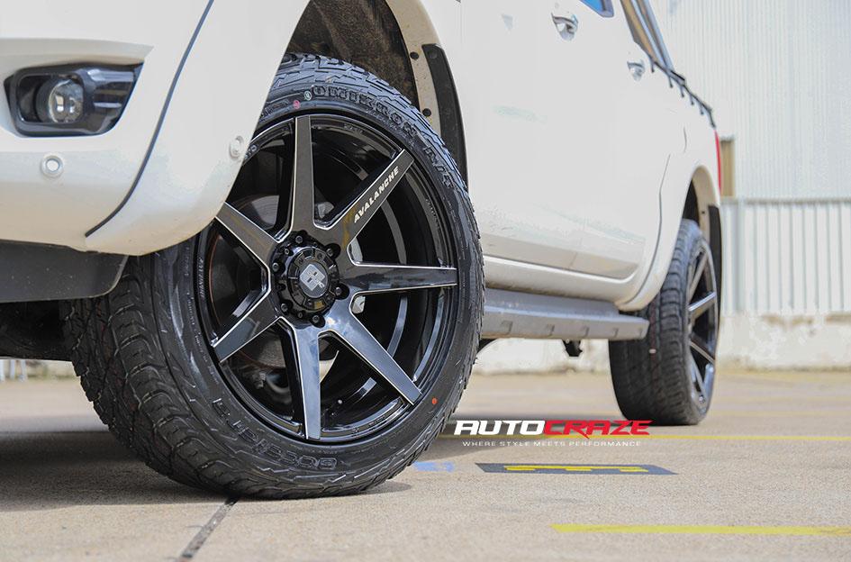 FORD RANGER AVALANCHE GLOSS BLACK MILLED ACCENTS